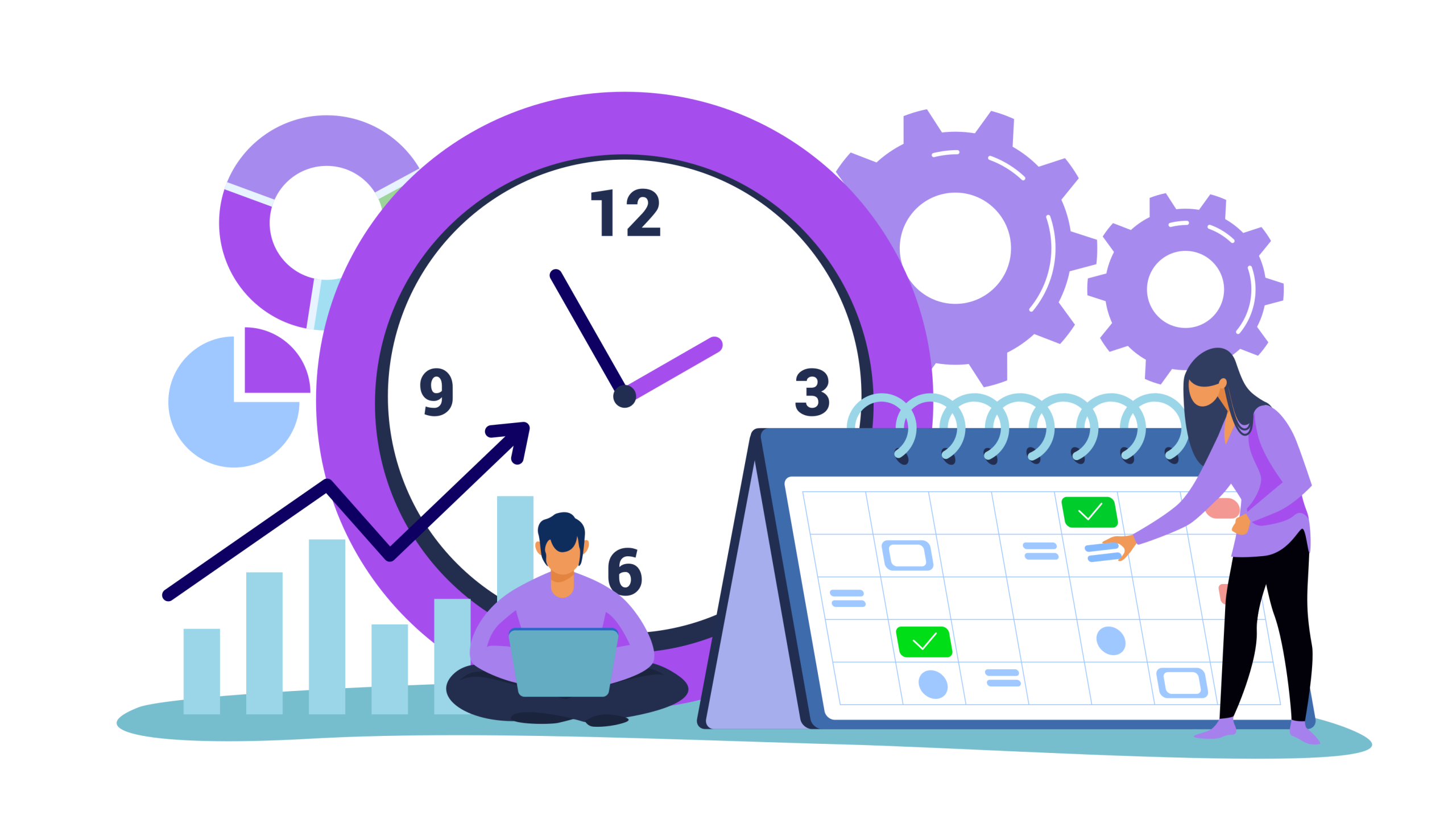 representation of virtual recruitment saving time for hiring teams