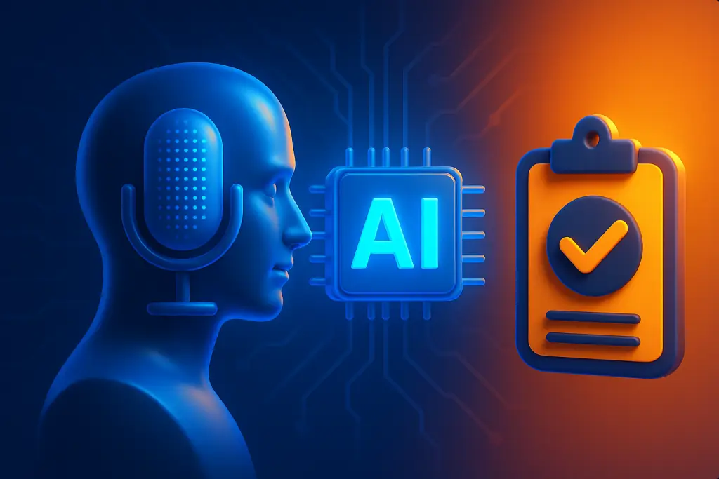 picture showing voice AI in recruitment