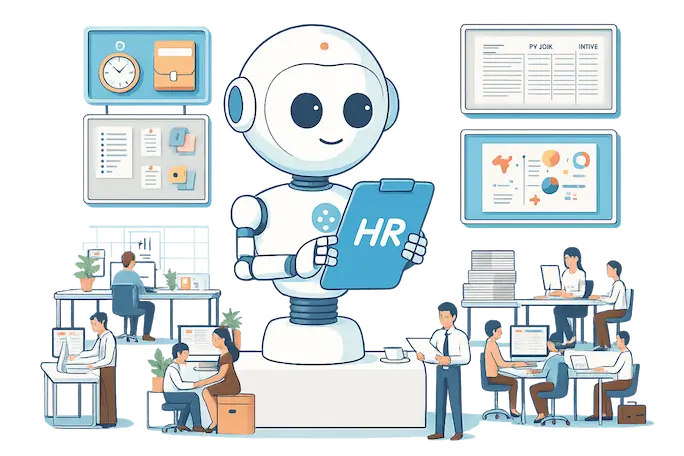 the image i a representation of automated hiring using recruitment automation